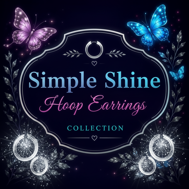 Simple Shine — Hoop Earrings