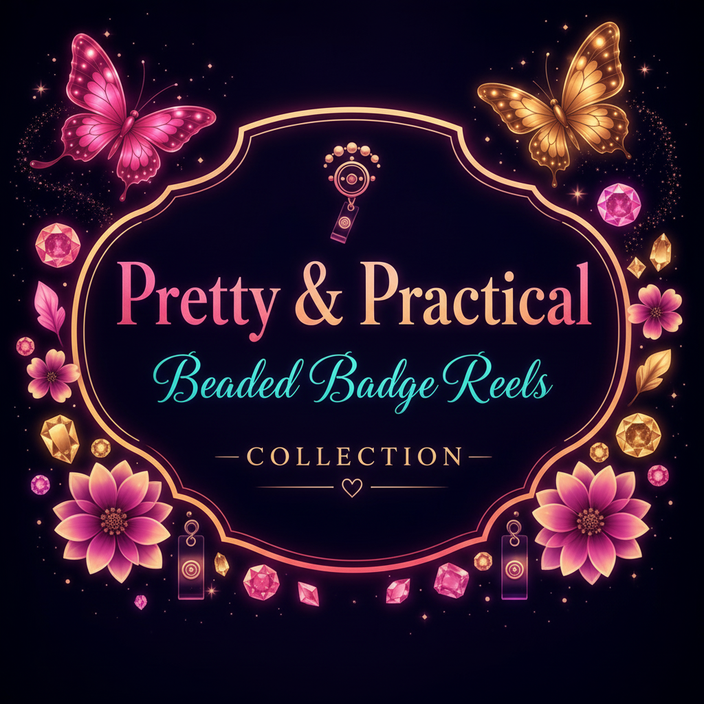 Pretty & Practical Collection — Beaded Badge Reels