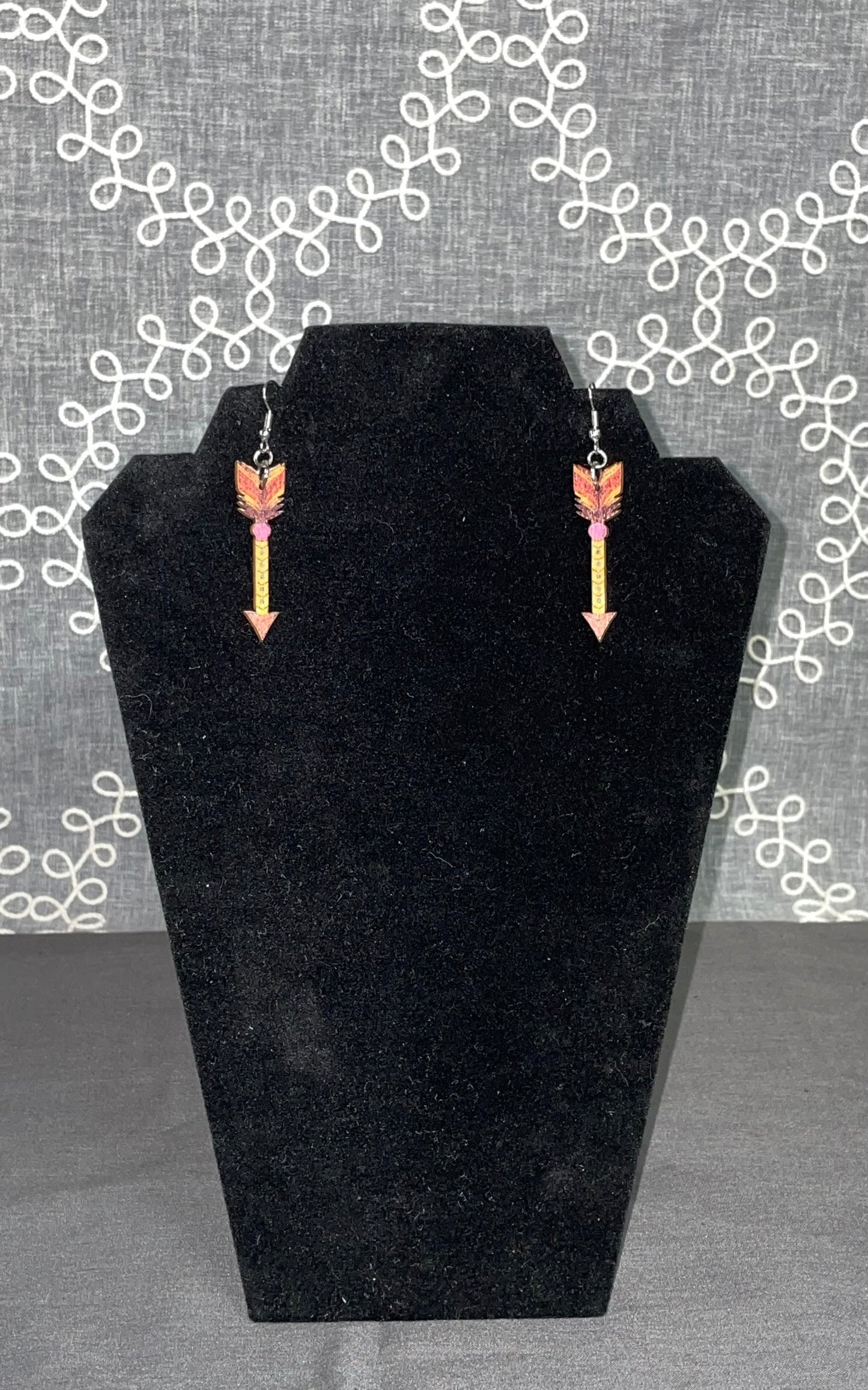 Desert Rose Arrow Dangles