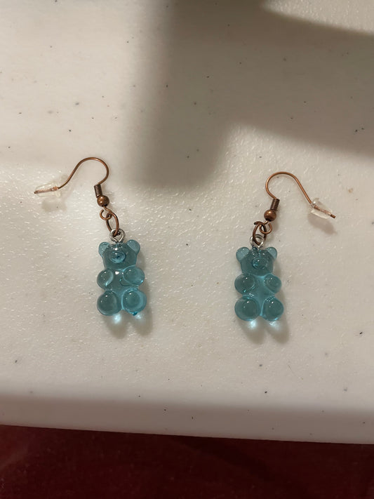 Blue Candy Pop Earrings Dangle Earrings